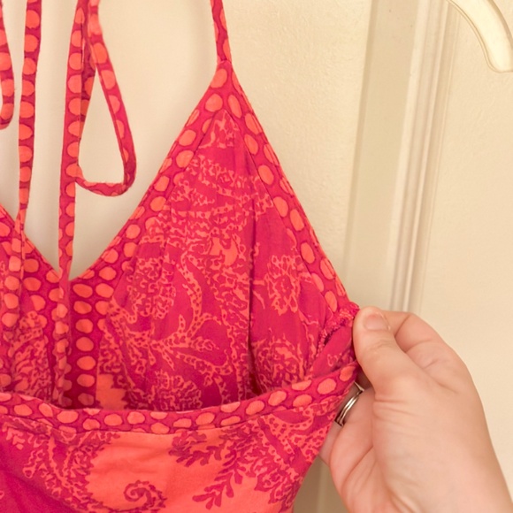 EXPRESS boho halter dress size S soft material - Picture 7 of 10